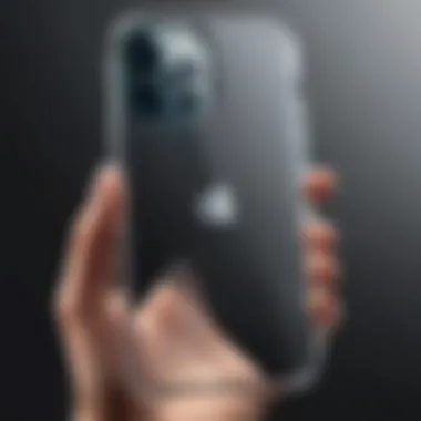 Transparent Case to Showcase Your iPhone 13 Pro Max Transparent iPhone 13 Pro Max case emphasizing visibility of the device