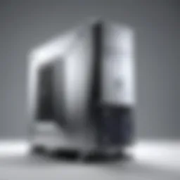Visual representation of Dell home computer design and aesthetics
