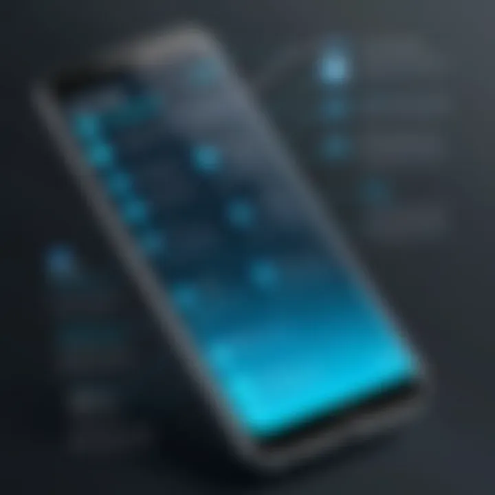 An infographic illustrating advantages of using text and call applications