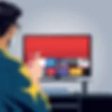 User navigating Google TV interface with ease