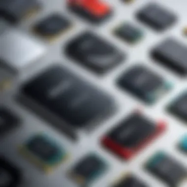 Visual representation of different types of SSDs