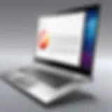 Elegant design showcasing the Lenovo Yoga's sleek profile