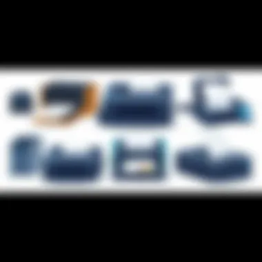 A variety of mobile printers showcasing design and functionality