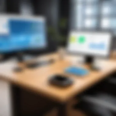 MiFi Hotspots in Professional Use Professionals in a modern workspace utilizing MiFi hotspots for connectivity.