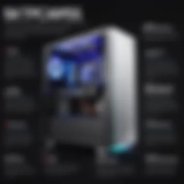 Infographic illustrating the advantages and disadvantages of pre-built gaming systems.