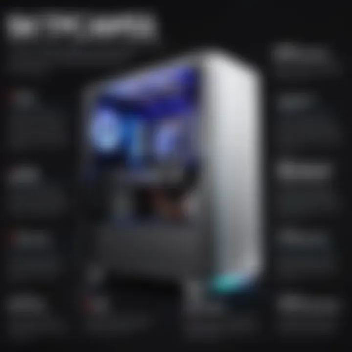 Infographic illustrating the advantages and disadvantages of pre-built gaming systems.