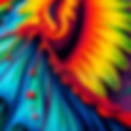 Art print showcasing vibrant colors and intricate details