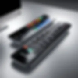 Samsung remote online interface showcasing features