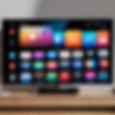 Interface of the Apple TV App for Screen Mirroring Apple TV app screen mirroring interface