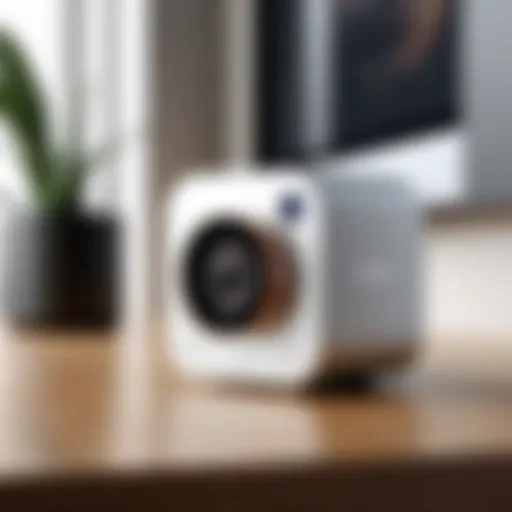 The sleek design of the Kami Home Camera showcasing its modern aesthetics and functionality.