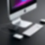 Sleek design of the latest Apple computer showcasing its modern aesthetic