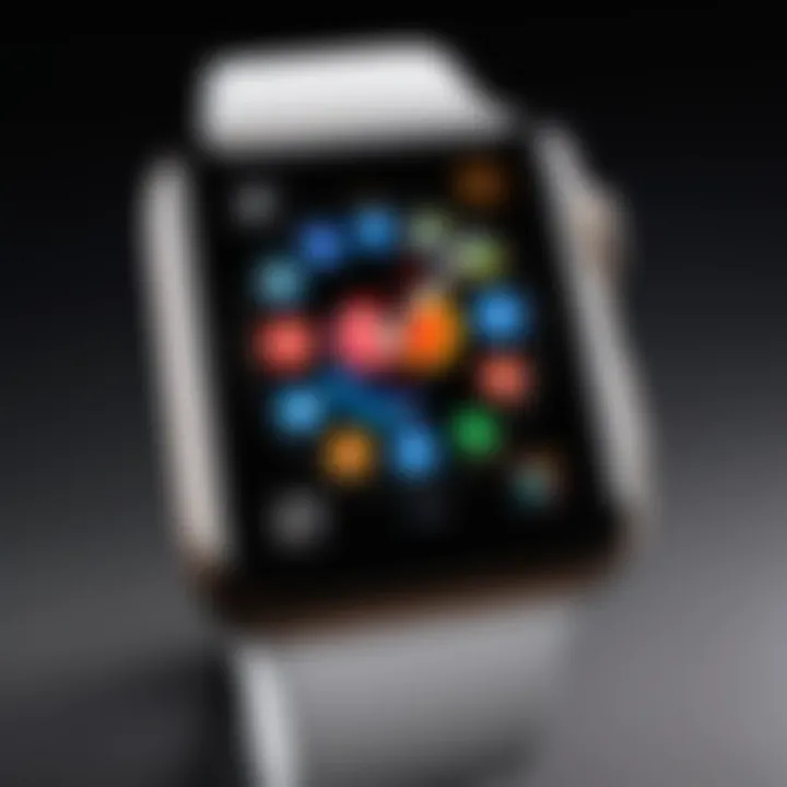 Innovative app interface on the Apple Watch demonstrating its versatility.