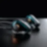 Premium earphones showcasing sleek design and advanced technology