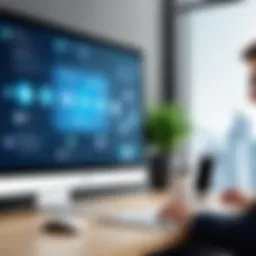 Visual representation of CRM systems enhancing customer engagement