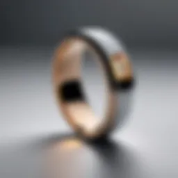 Wireless ring spotlight showcasing its elegant design and modern aesthetics
