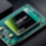 A close-up view of a TP-Link WiFi card showcasing its design and components