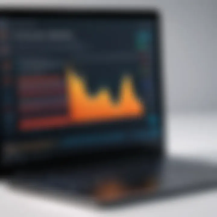 Illustration of a laptop user experiencing faster boot times with SSD