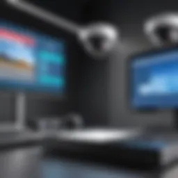 Wireless camera setup in a professional environment