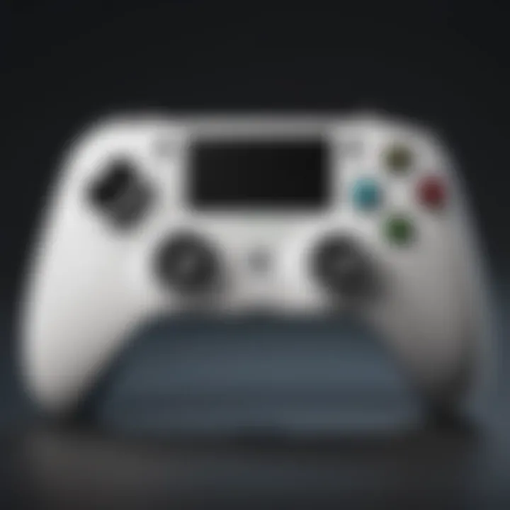 A modern wireless controller designed for gaming on Windows 10.