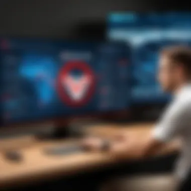 Visual representation of ExpressVPN's features and benefits