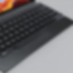 Sleek design of an external keyboard for Surface Pro