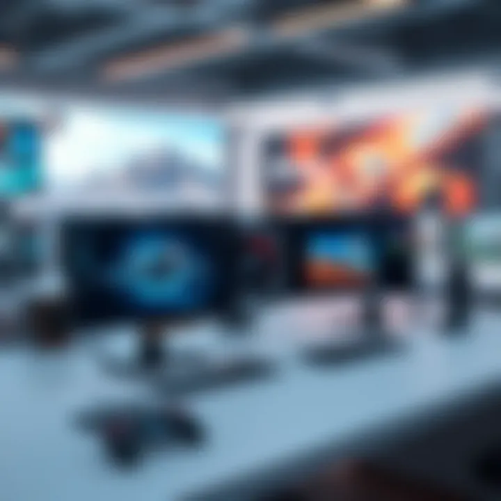 UHD Video Cards in Gaming Environments Visualization of gaming environments enhanced by UHD video cards