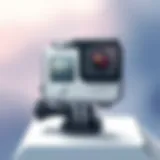 Showcasing the GoPro Hero 5's sleek design