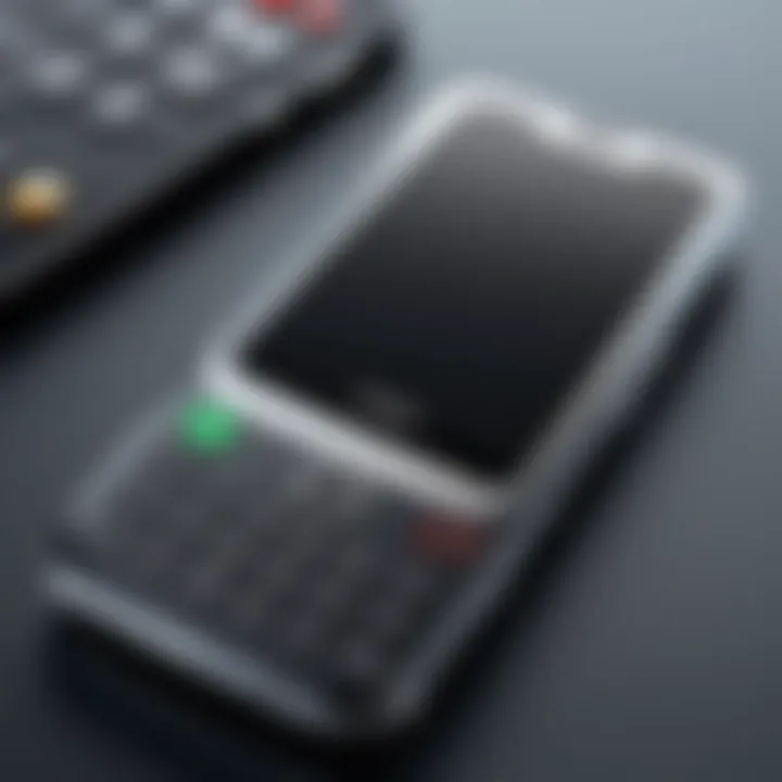 Stylish GSM phone showcasing modern design