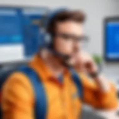 Visual Representation of HostGator Technical Support Illustration of technical support interactions