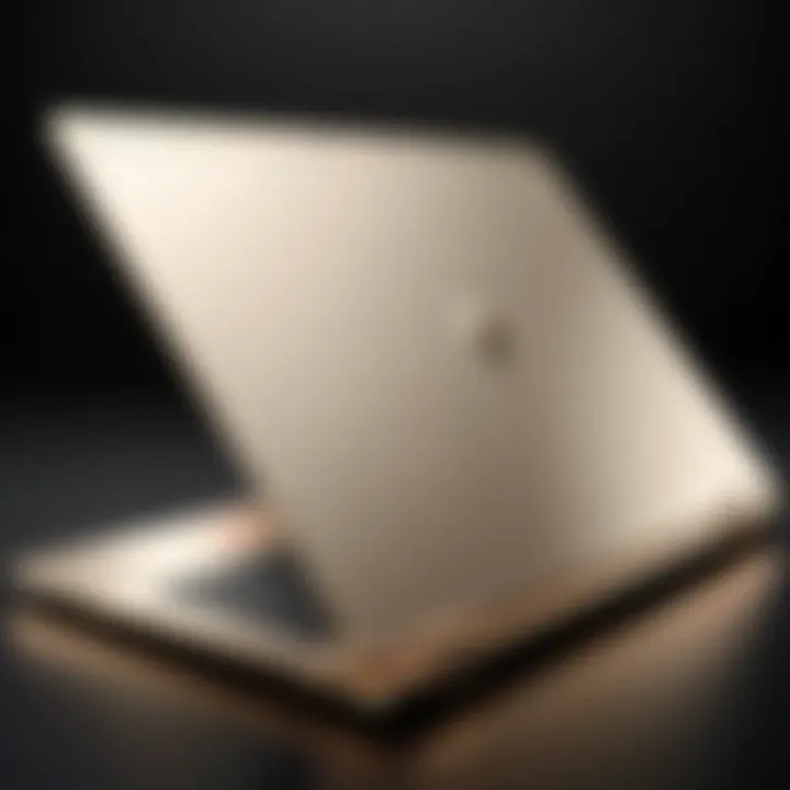 Side view of the HP Spectre highlighting its thin profile and lightweight nature