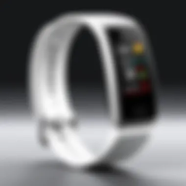 Side view of the Huawei Fit Tracker highlighting its sleek design