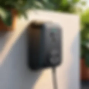 Smart plug in outdoor setting