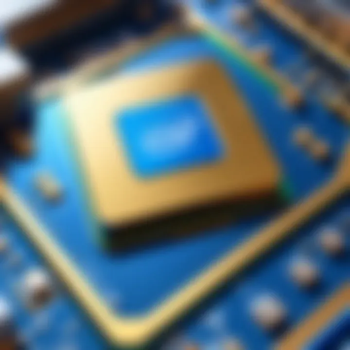 Visual representation of Intel processor families architecture