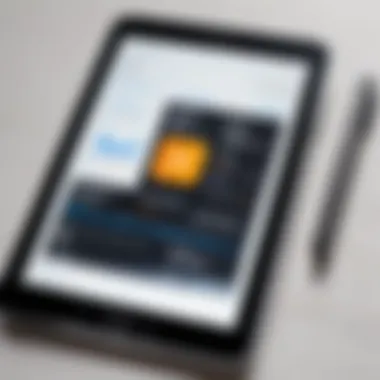 Performance Analytics of Kindle App on Samsung Tablets Performance analytics of the Kindle app on a Samsung device highlighting speed and efficiency