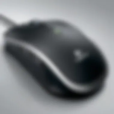 Sleek design of the Logitech Superlight Mouse