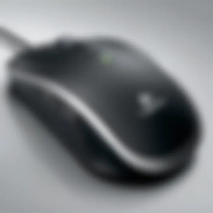Sleek design of the Logitech Superlight Mouse