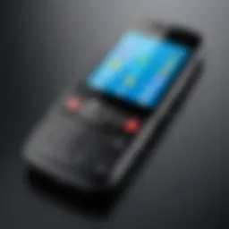 Compact design of a mini mobile phone with advanced features