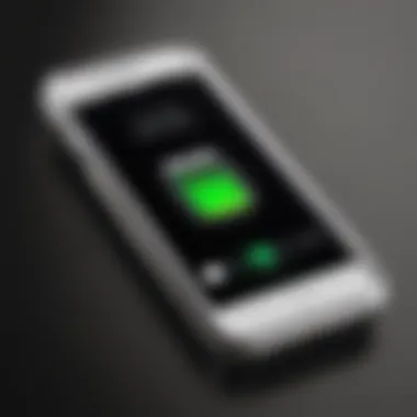 Mophie Juice Pack Air in action, illustrating battery life extension on an iPhone 6