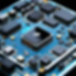 Detailed view of Motorola XT hardware components
