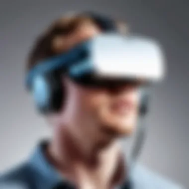 Oculus headset showcasing advanced technology