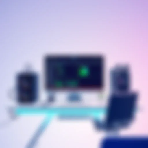 High-performance desktop setup for remote work