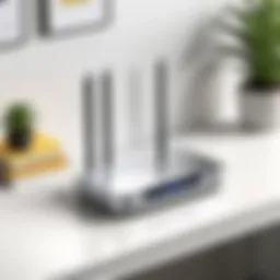 Compact router design ideal for small spaces