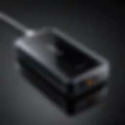 Compact design of a premium portable Samsung charger