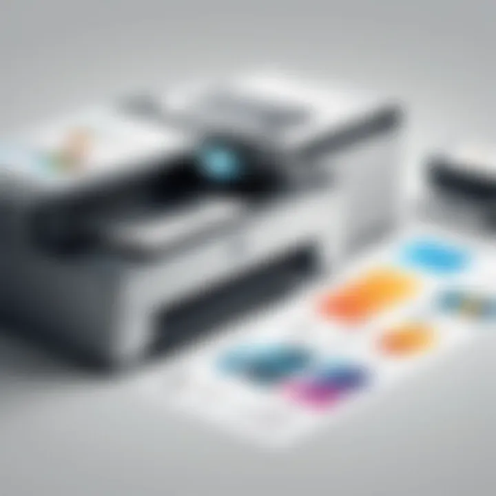 Infographic showing the evolution of printing technology