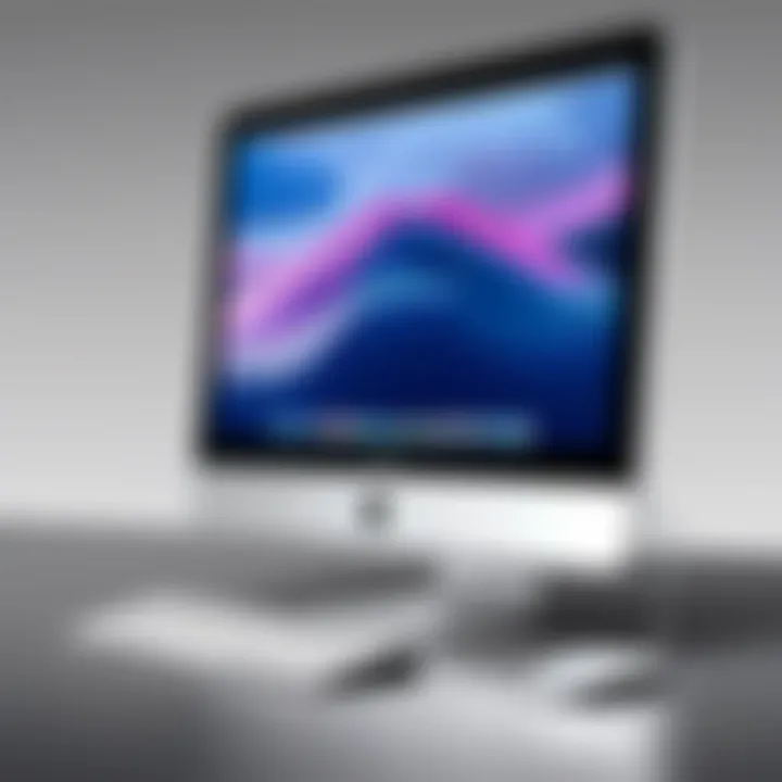 Apple iMac sleek design showcasing the latest model