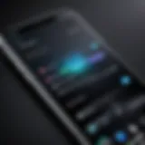 iPhone screen recording interface
