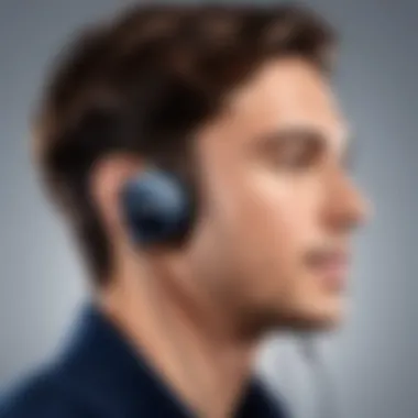 User enjoying seamless connectivity with Samsung earpiece