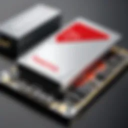 Visual representation of Sandisk Thunderbolt technology showcasing its design and architecture