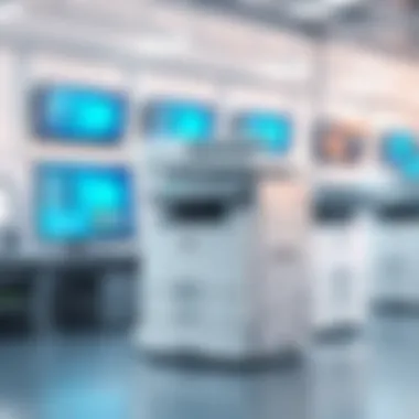 Technological advancements in copy machines on display