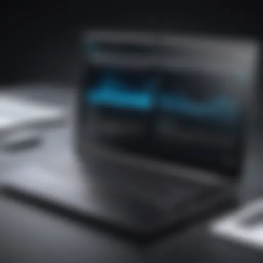 High-performance laptop showcasing specifications for modeling applications